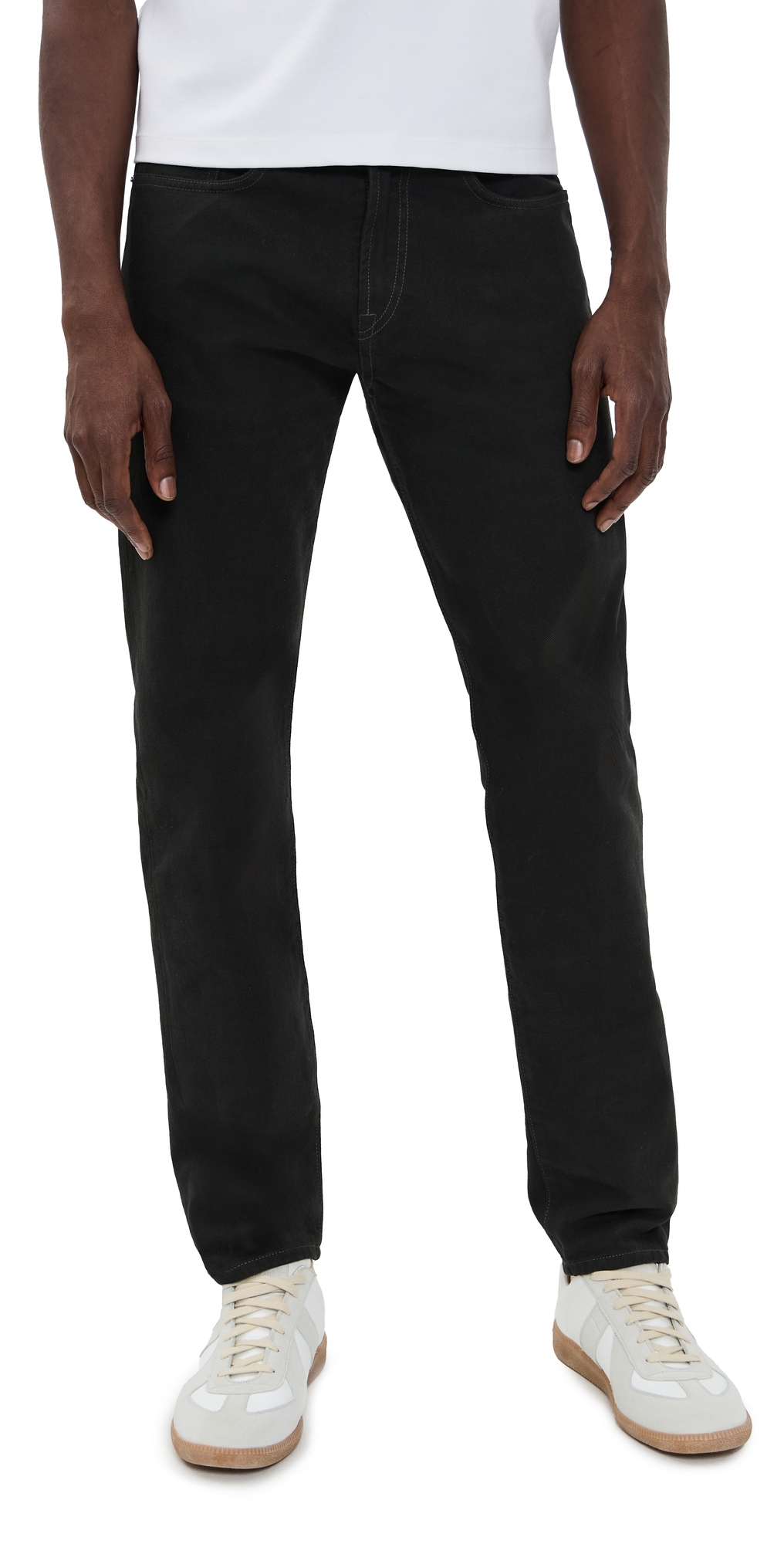 Ps By Paul Smith Tapered Fit Jeans Bottle Green In Black