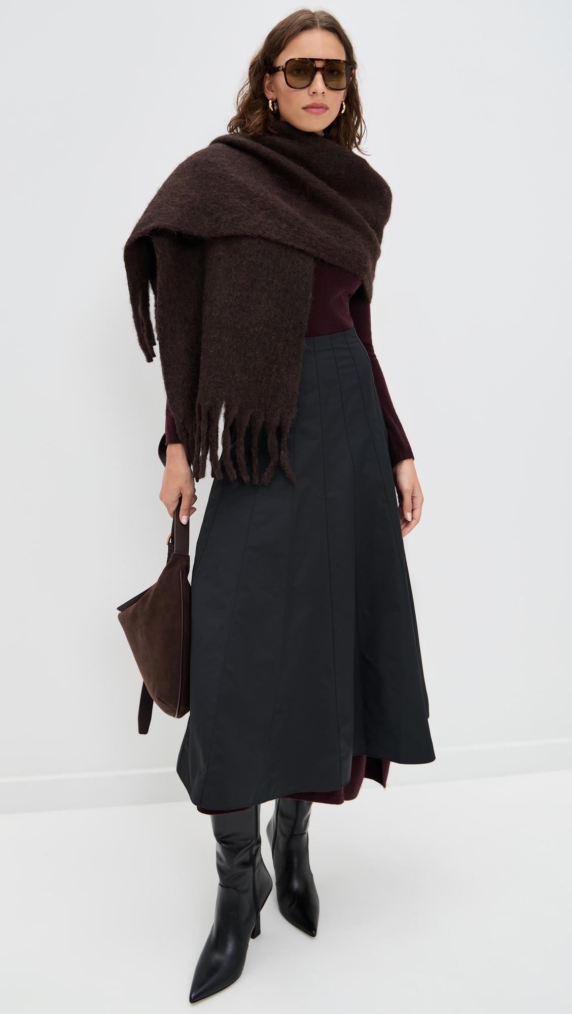 Proenza Schouler White Label Heidi Skirt In Tech Cotton thumbnail