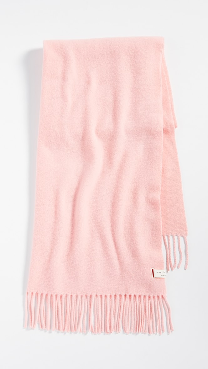 Pink wool scarf clearance