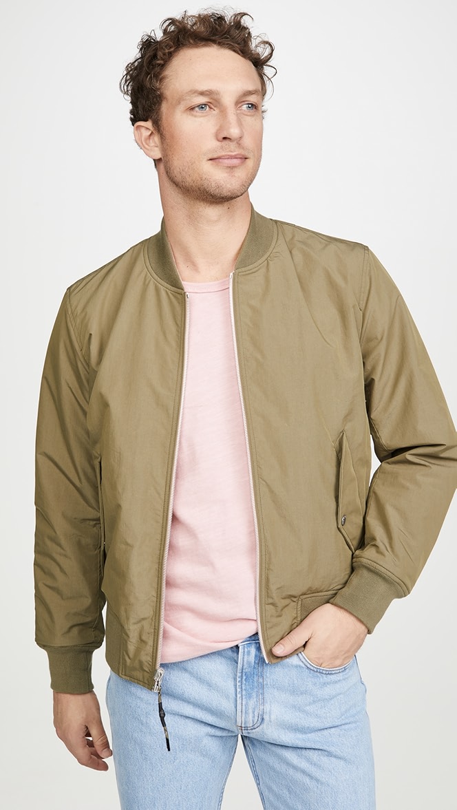 manston nylon bomber jacket