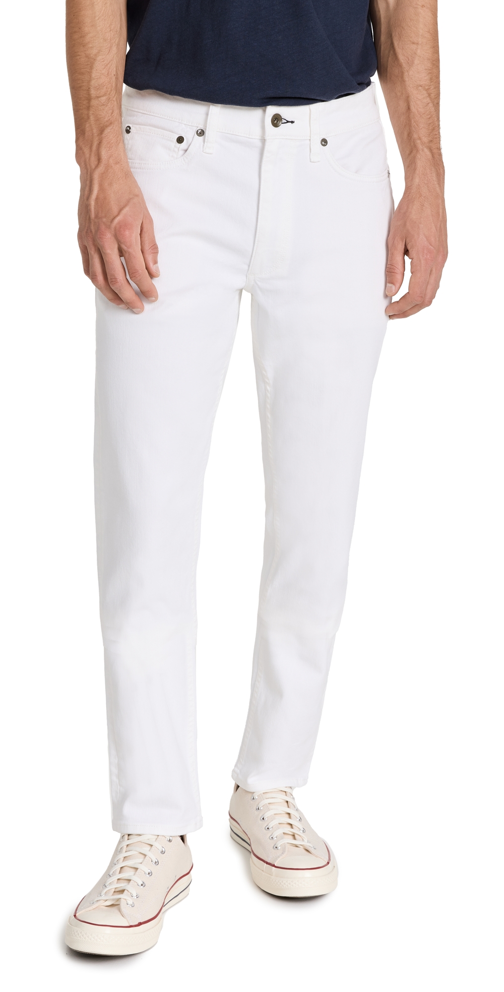 Rag & Bone Fit 2 Authentic Stretch Slim Fit Jeans In Optic White