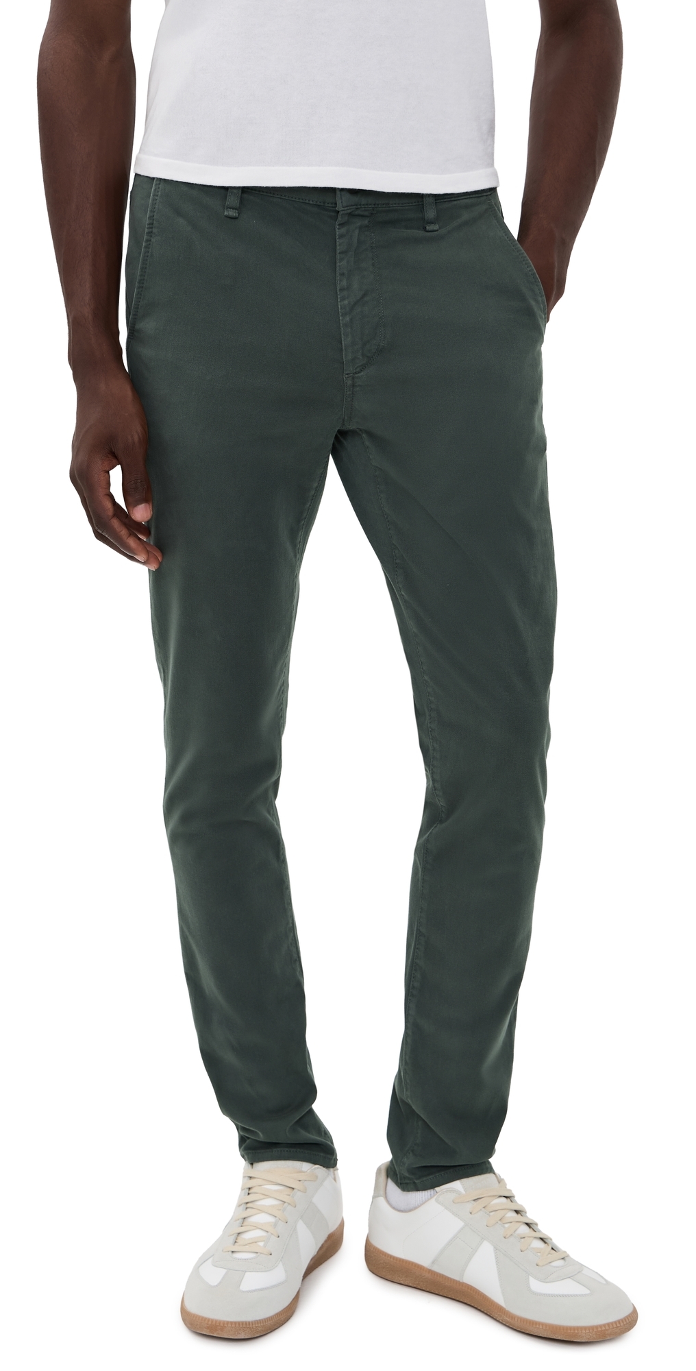 Rag & Bone Fit 2 Stretch Twill Chinos Pingr In Green