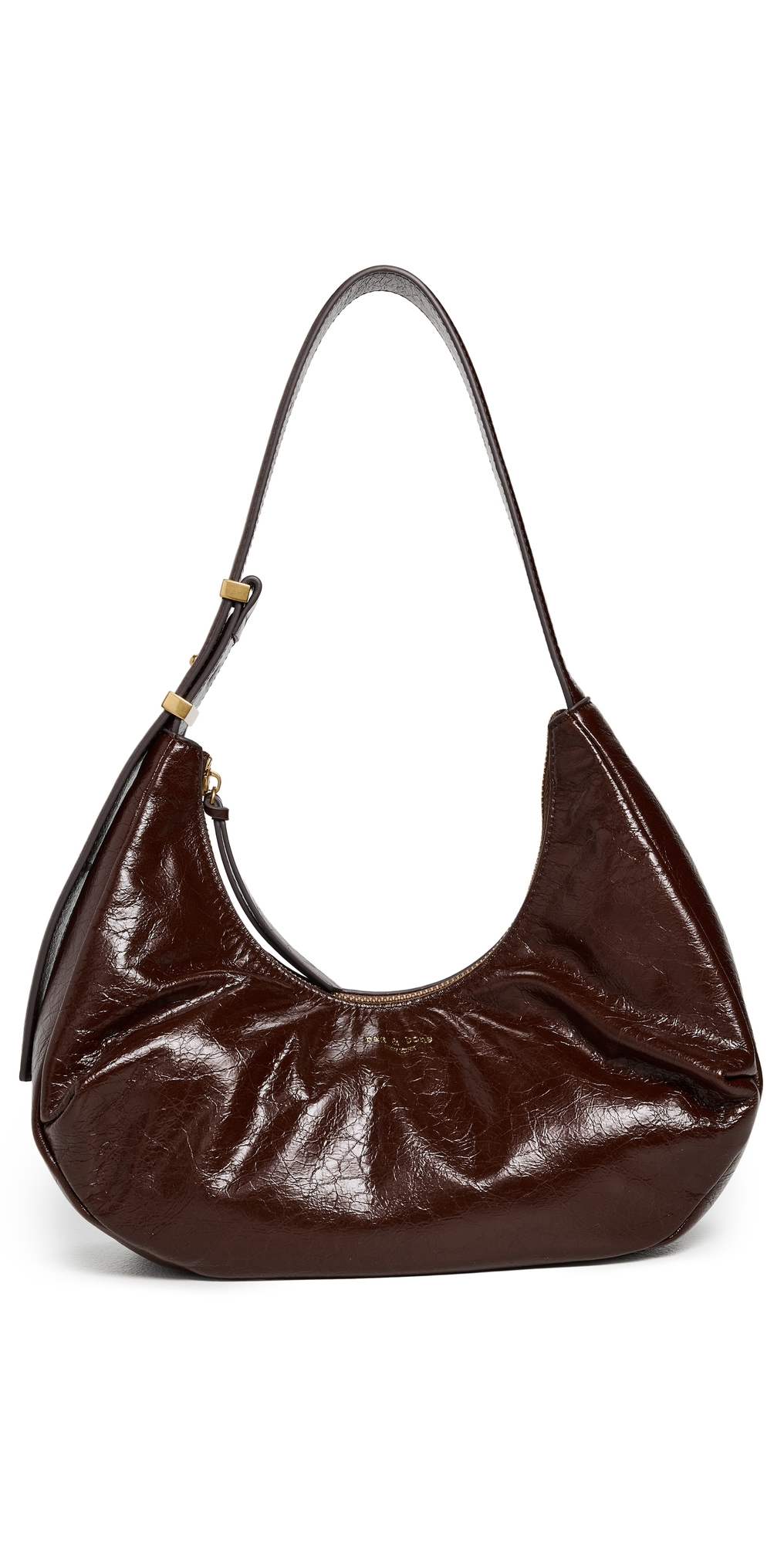 Rag & Bone Hudson Leather Hobo Bag In Brown