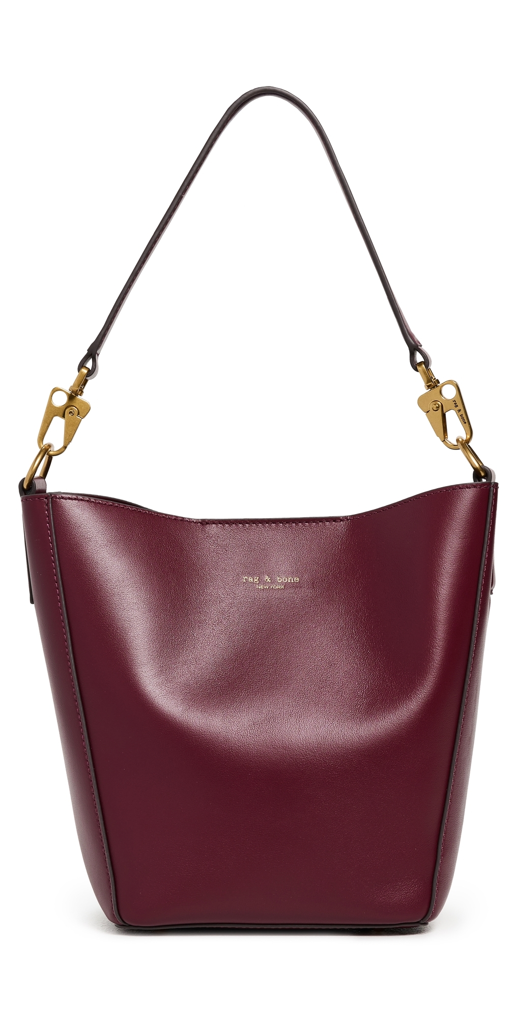 Rag & Bone Parker Bucket Bag Garnet In Burgundy