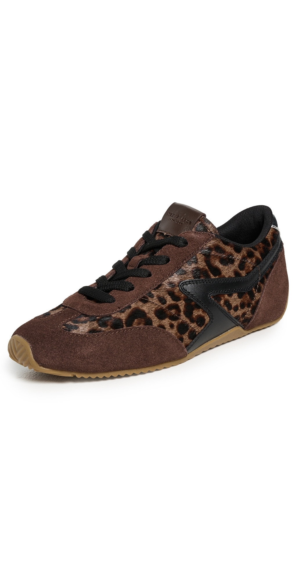 Rag & Bone Retro Runner Slim Ultra Mixed Leather Sneakers In Multi