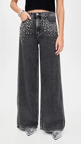 rag & bone Featherweight Sofie High Rise Wide Leg Jeans