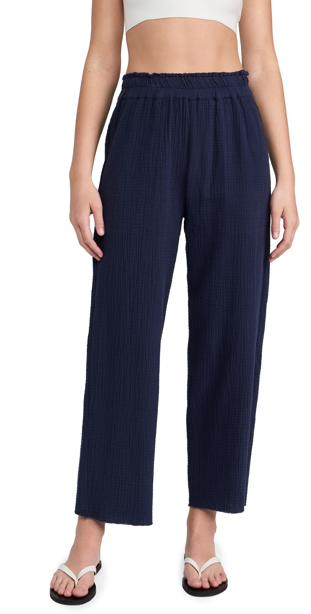 Rails Leon Crop Pants Navy In Navy