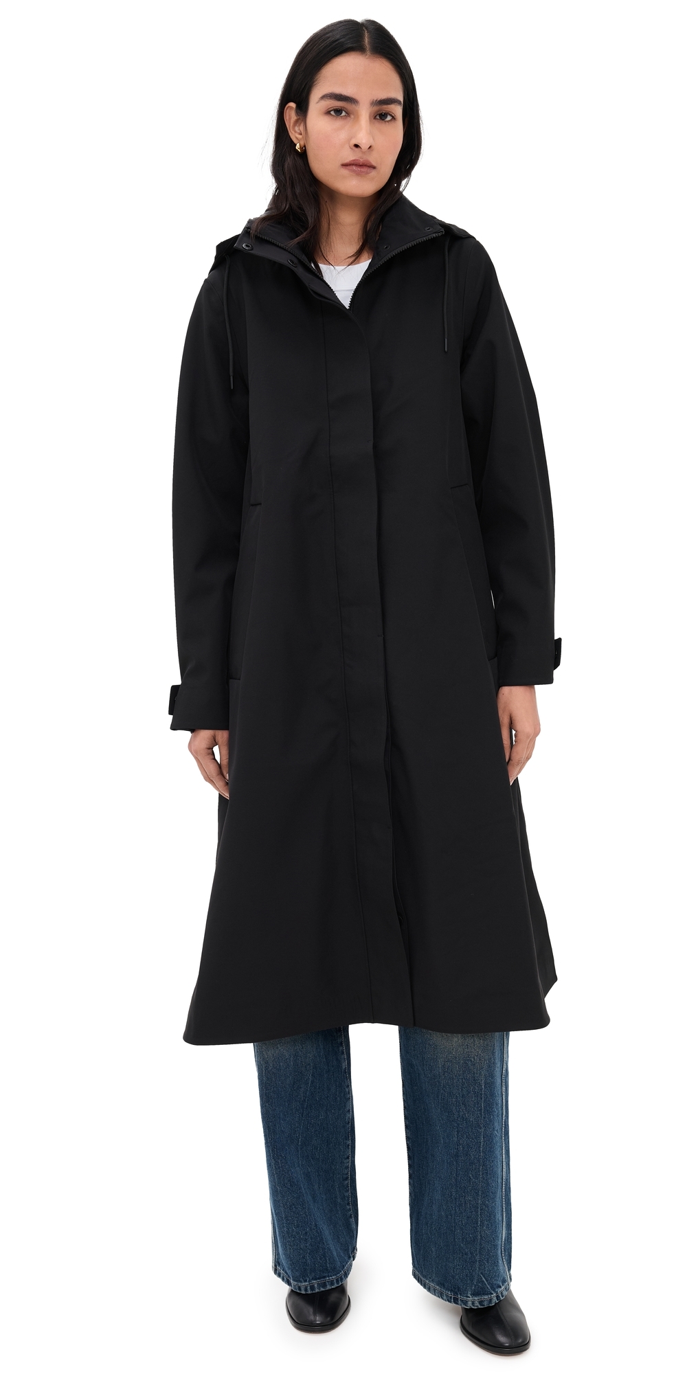 Rains Suva Vision Softshell A-line W Jacket Black In Black
