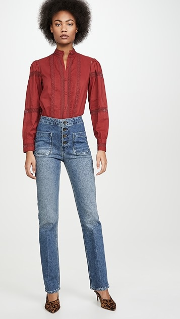 reformation straight leg jeans
