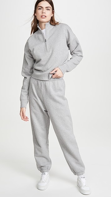 Reformation marla zip sweatshirt Clearance