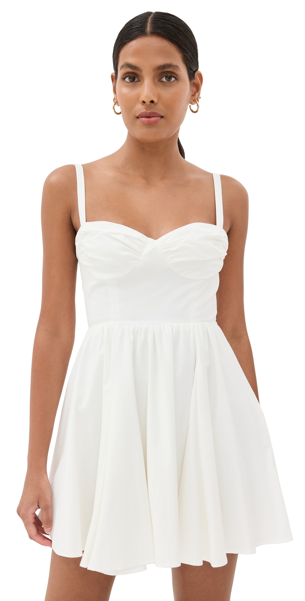 Reformation Cherrie Dress White In White