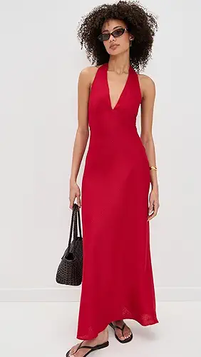 Reformation Delilah Linen Dress