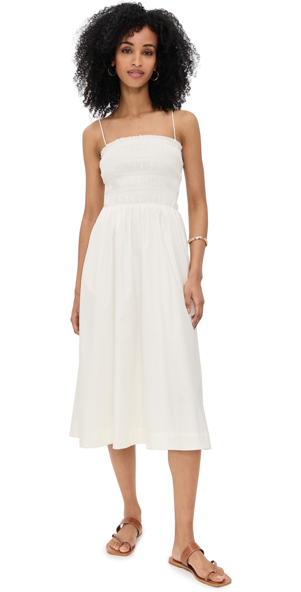 Reformation Kerrie Dress White In White