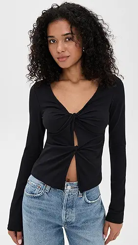 Reformation Silas Knit Top