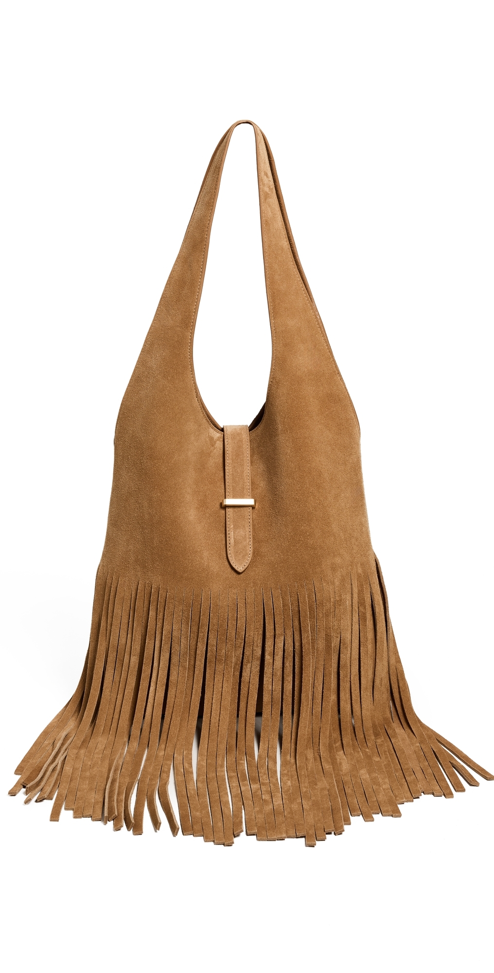 Reformation Ivy Tote Bag Bracco Suede In Brown