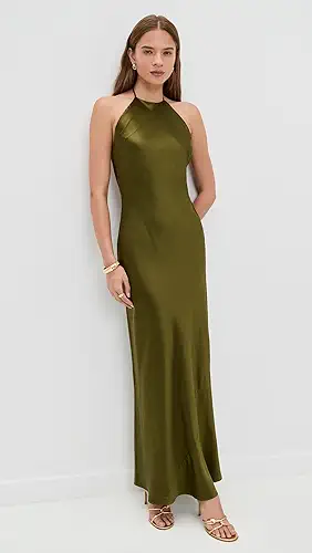 Reformation Jeany Silk Dress