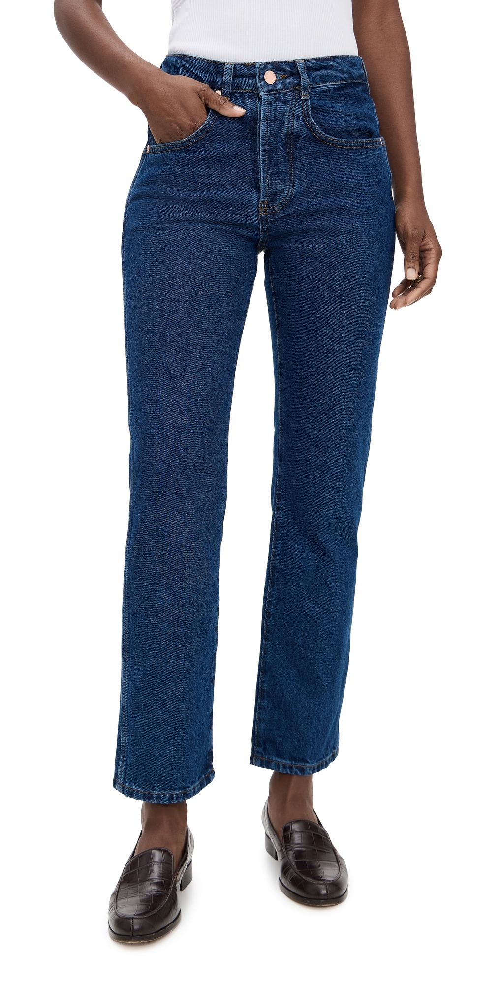 Renggli Straight Jeans Deep Indigo In Blue