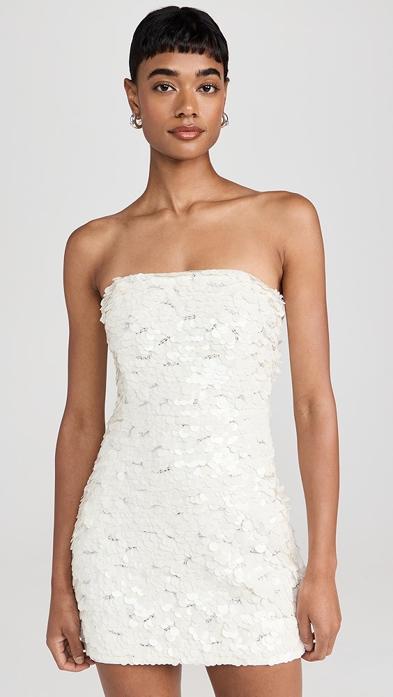 Nolia Sequin Dress Robes de mariée courtes The Wedding Explorer Nolia Sequin Dress Robes de mariée courtes The Wedding Explorer