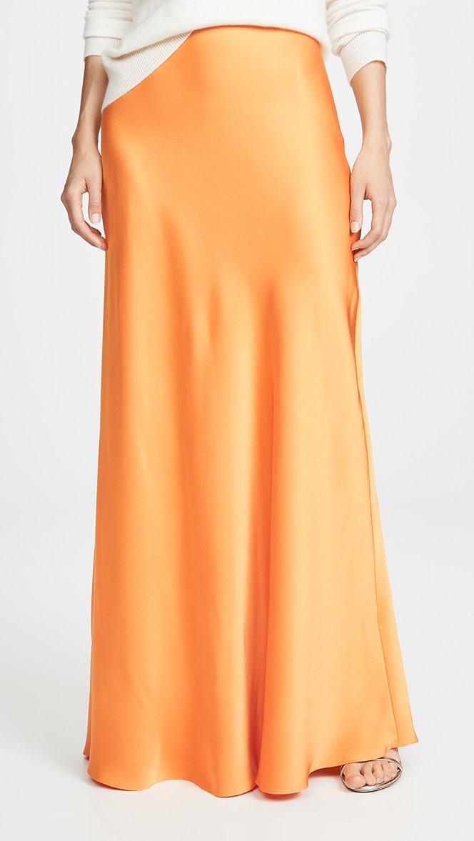 bias maxi skirt