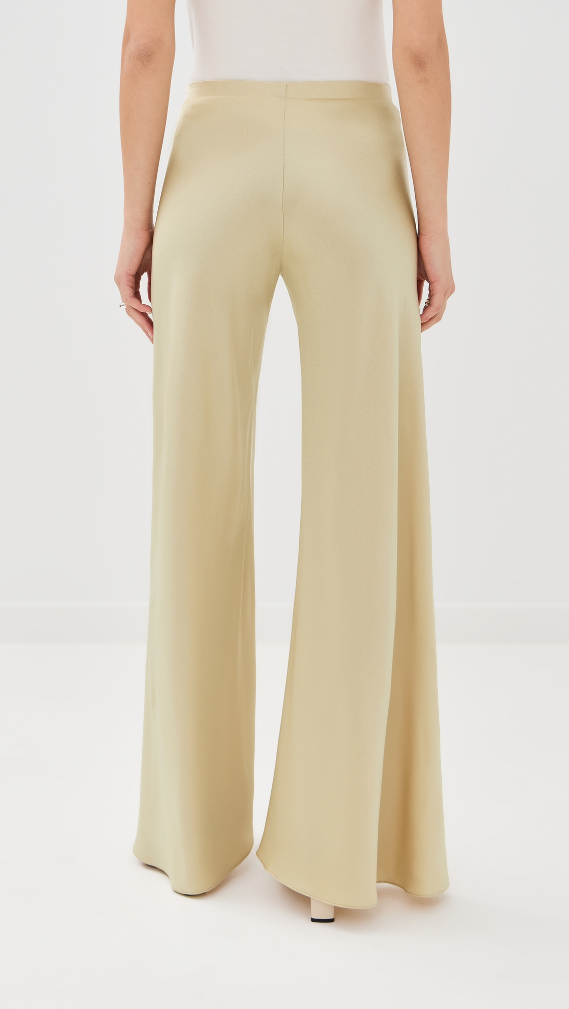 Rosetta Getty Bias Cut Wide Leg Pants