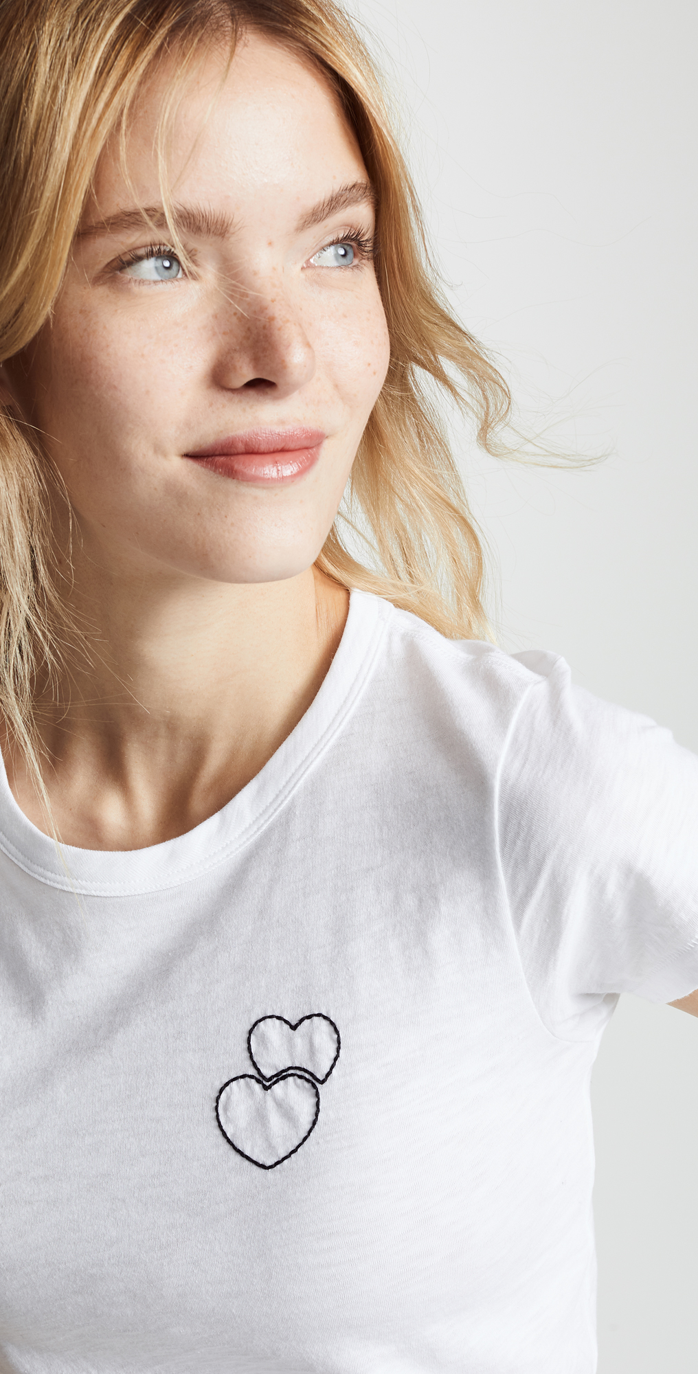 rag and bone double heart tee