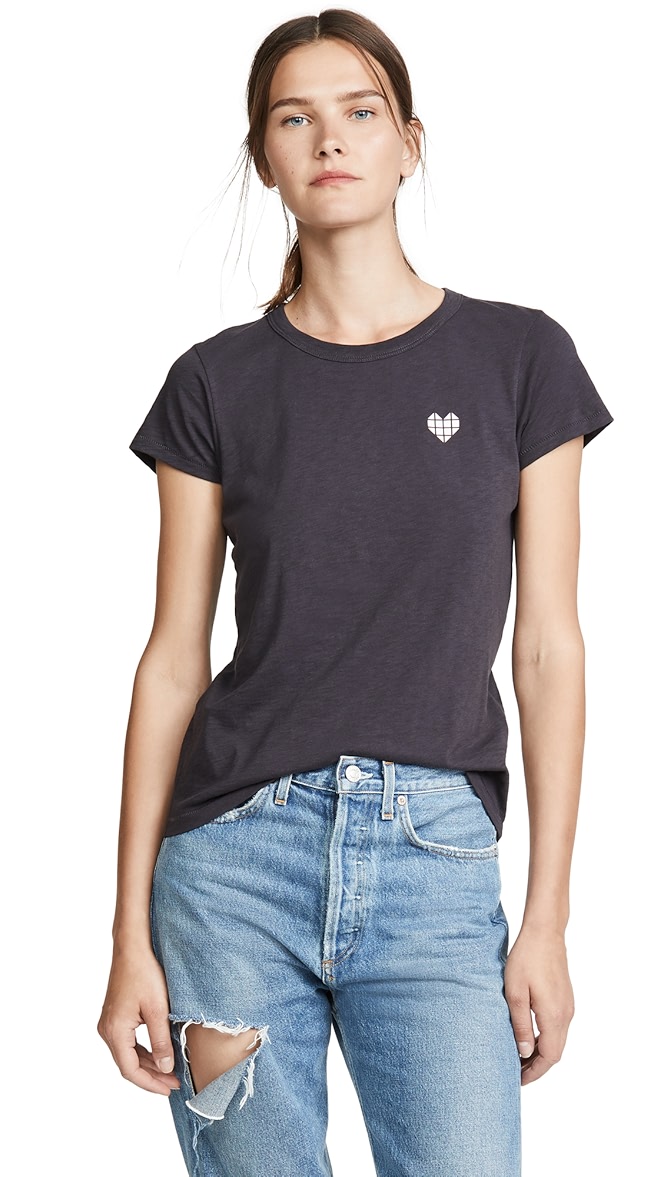 Rag and bone heart tee Clearance