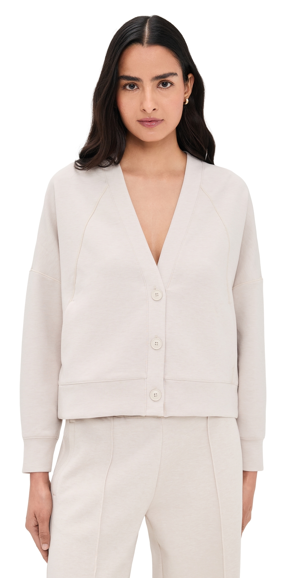 Rhone Dreamglow Cardigan Sand In White