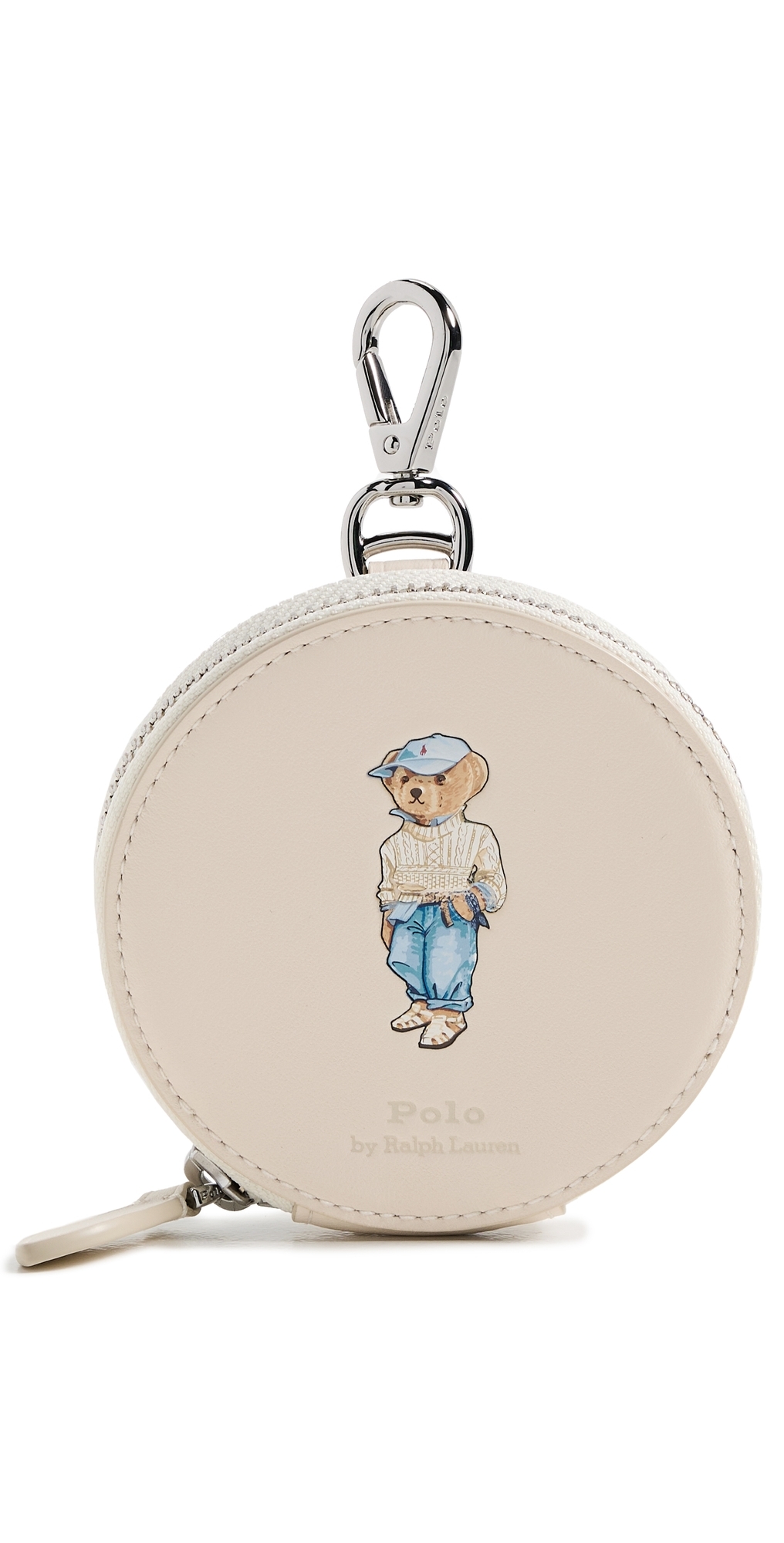 Polo Ralph Lauren Small Card Case Ivory In Ivory