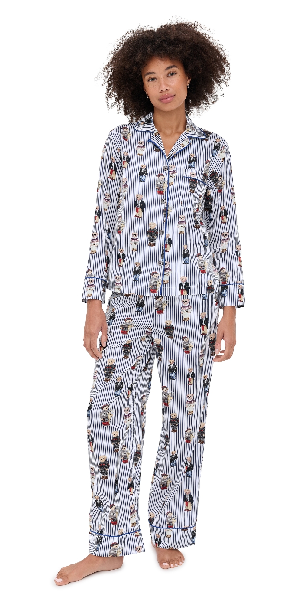 Polo Ralph Lauren Bear Woven Pajama Set