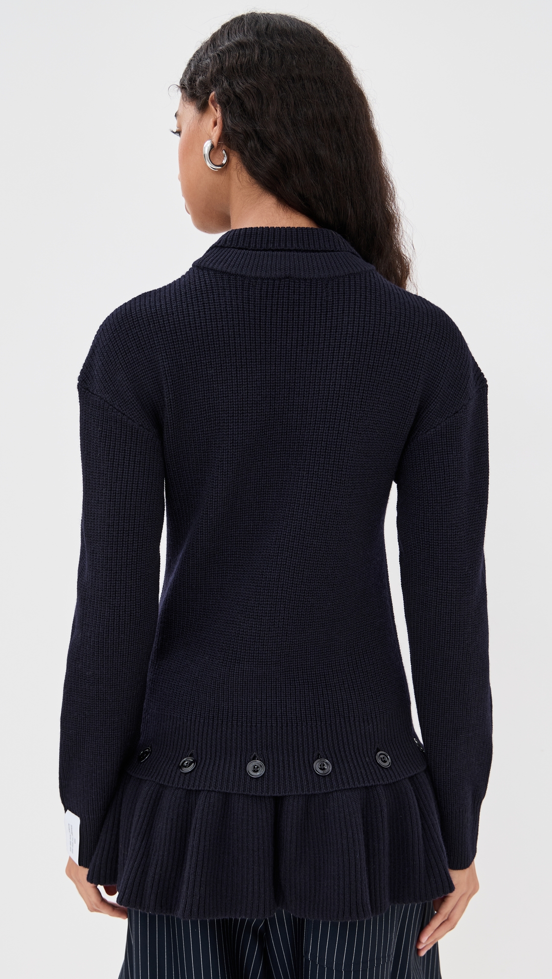 ROKH Detachable Peplum Knit Sweater thumbnail