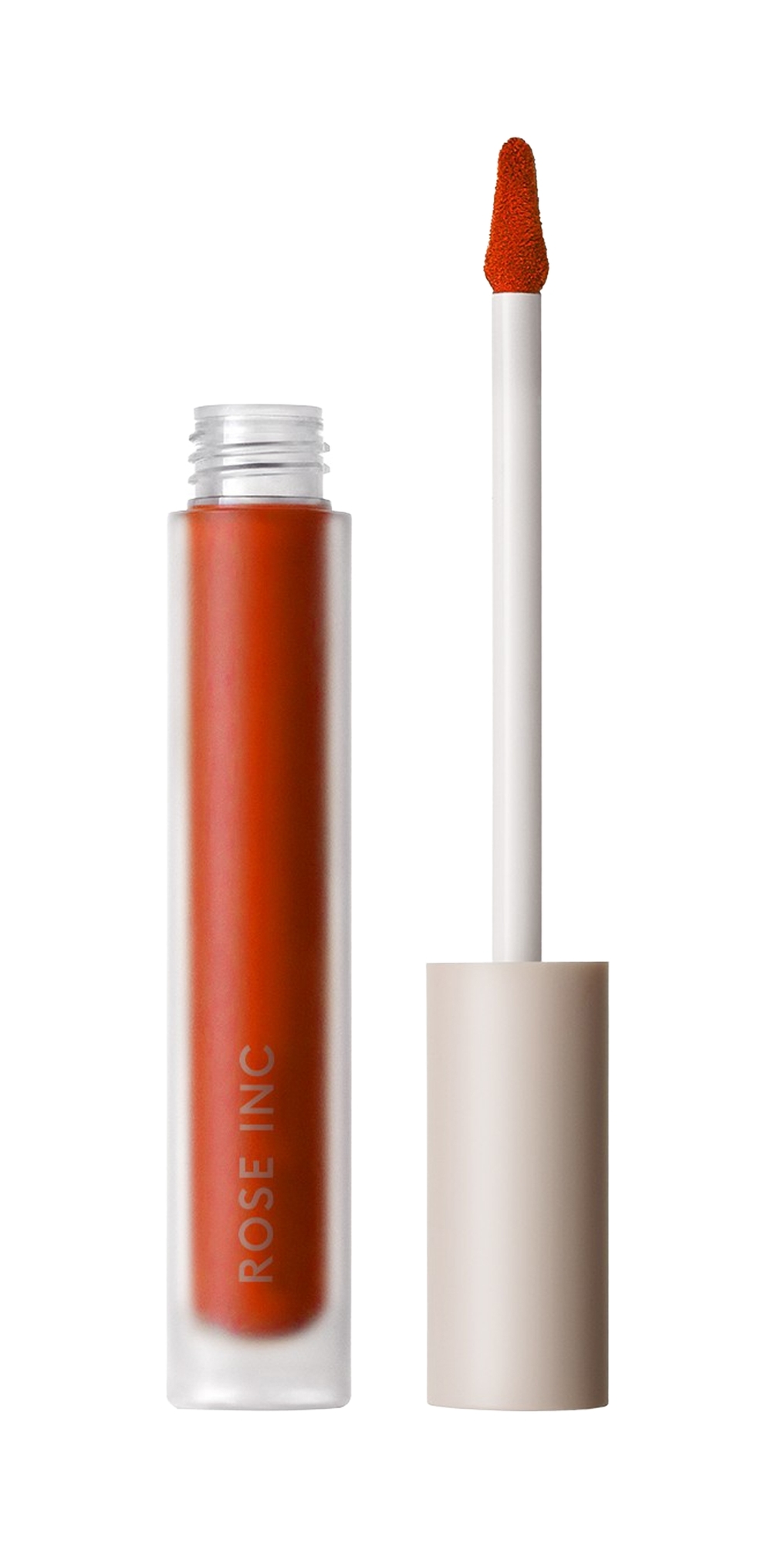 Rose Inc Lip Cream Weightless Matte Color Mortal Flame