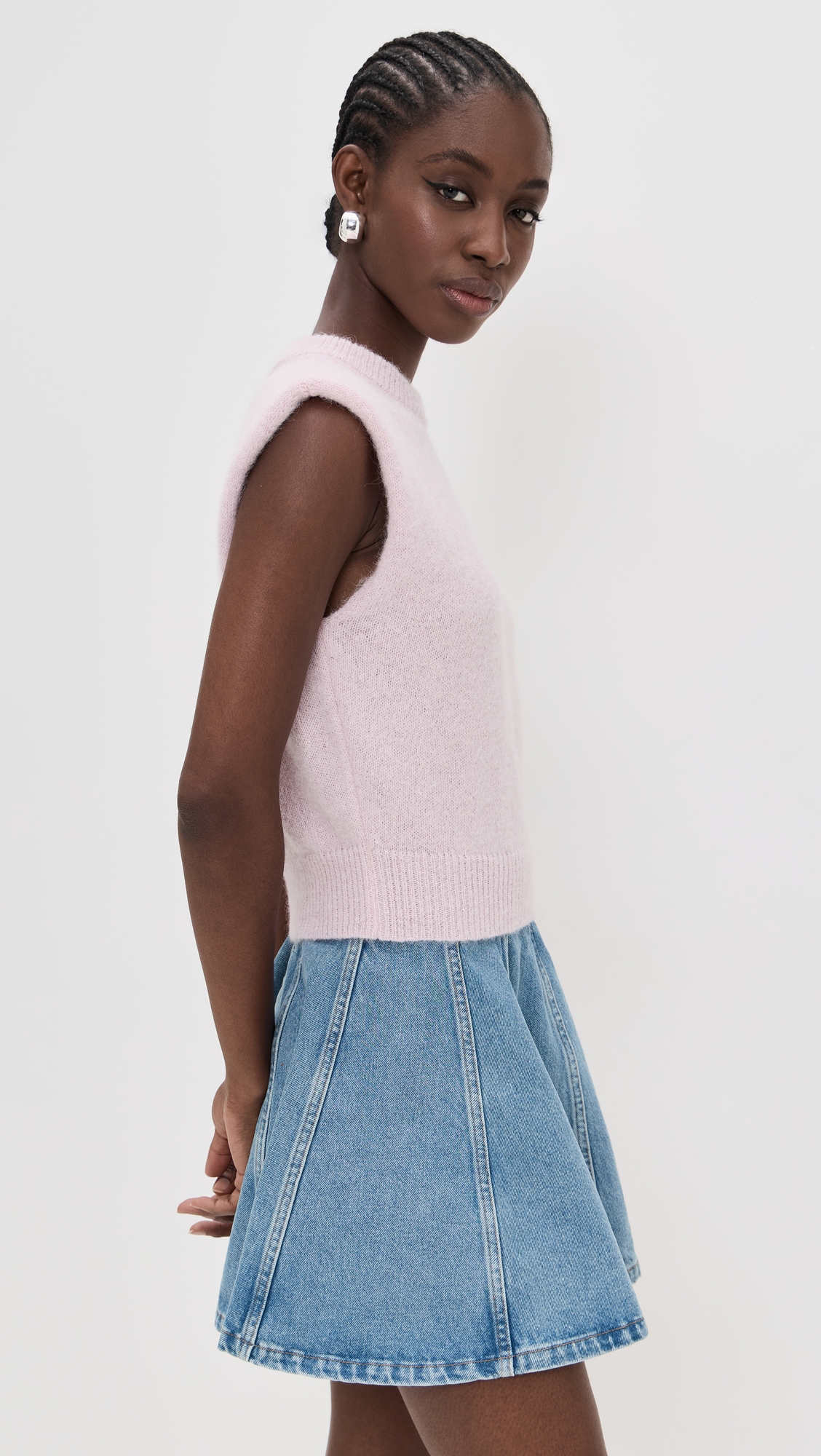 Rotate Knit Cropped Vest thumbnail