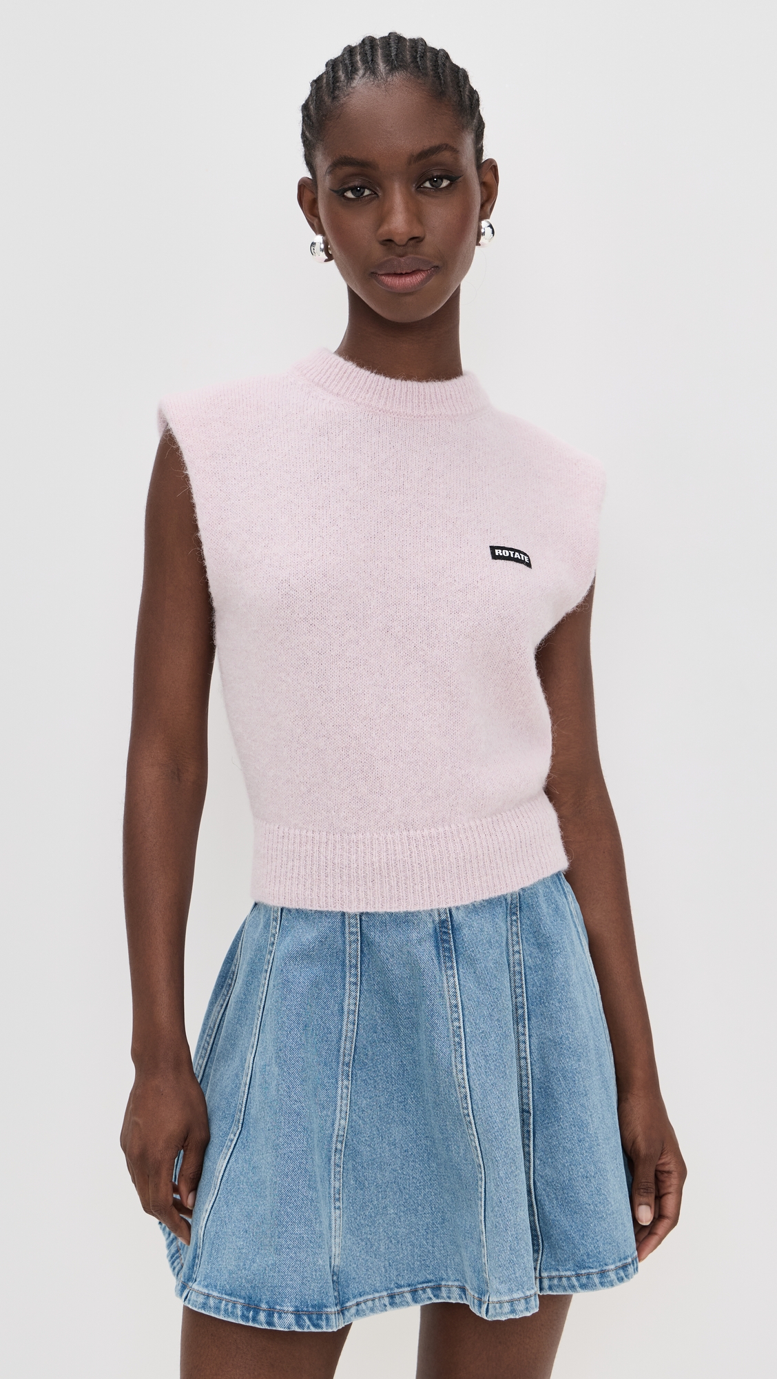 Rotate Knit Cropped Vest thumbnail