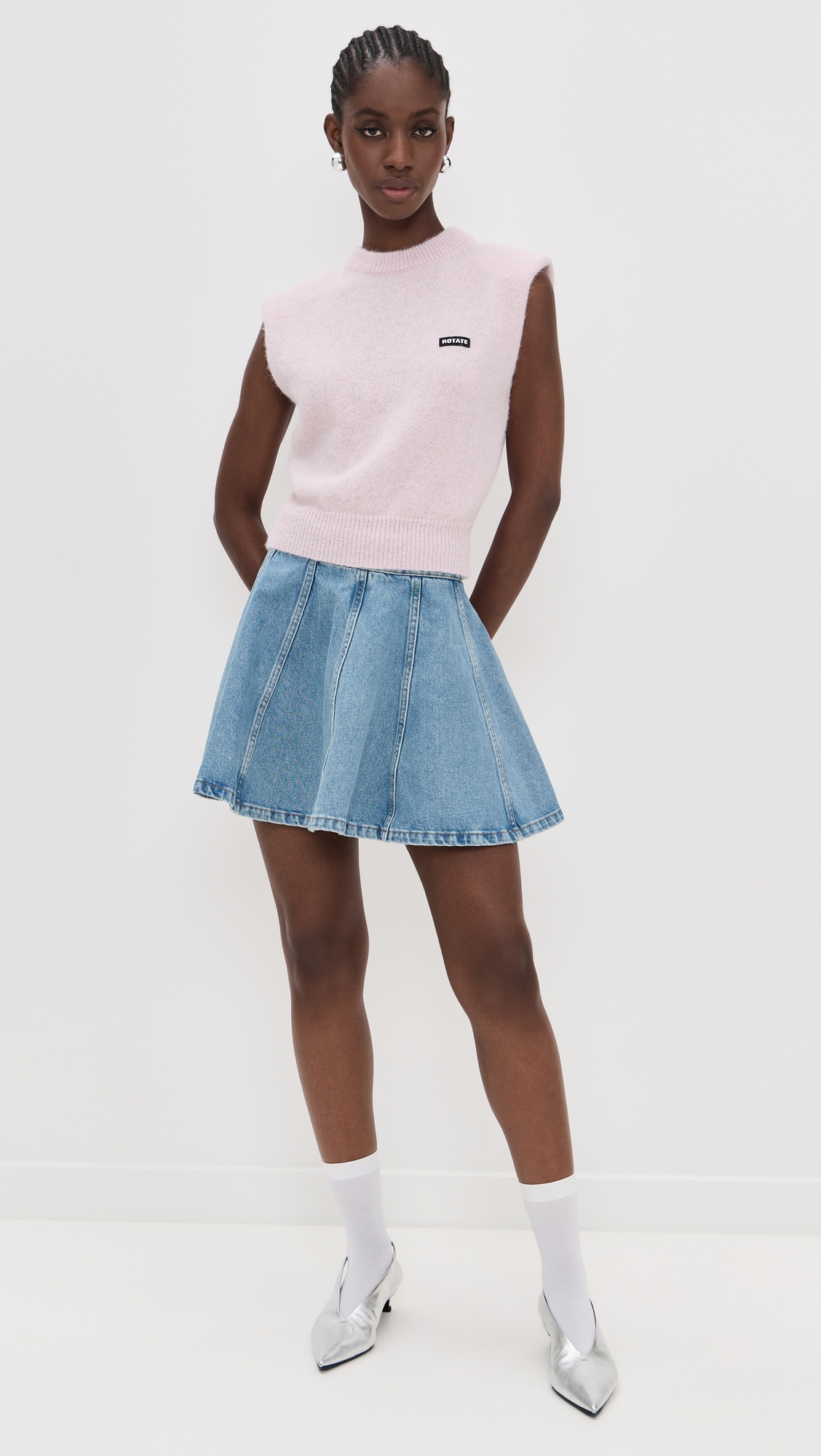 Rotate Knit Cropped Vest thumbnail