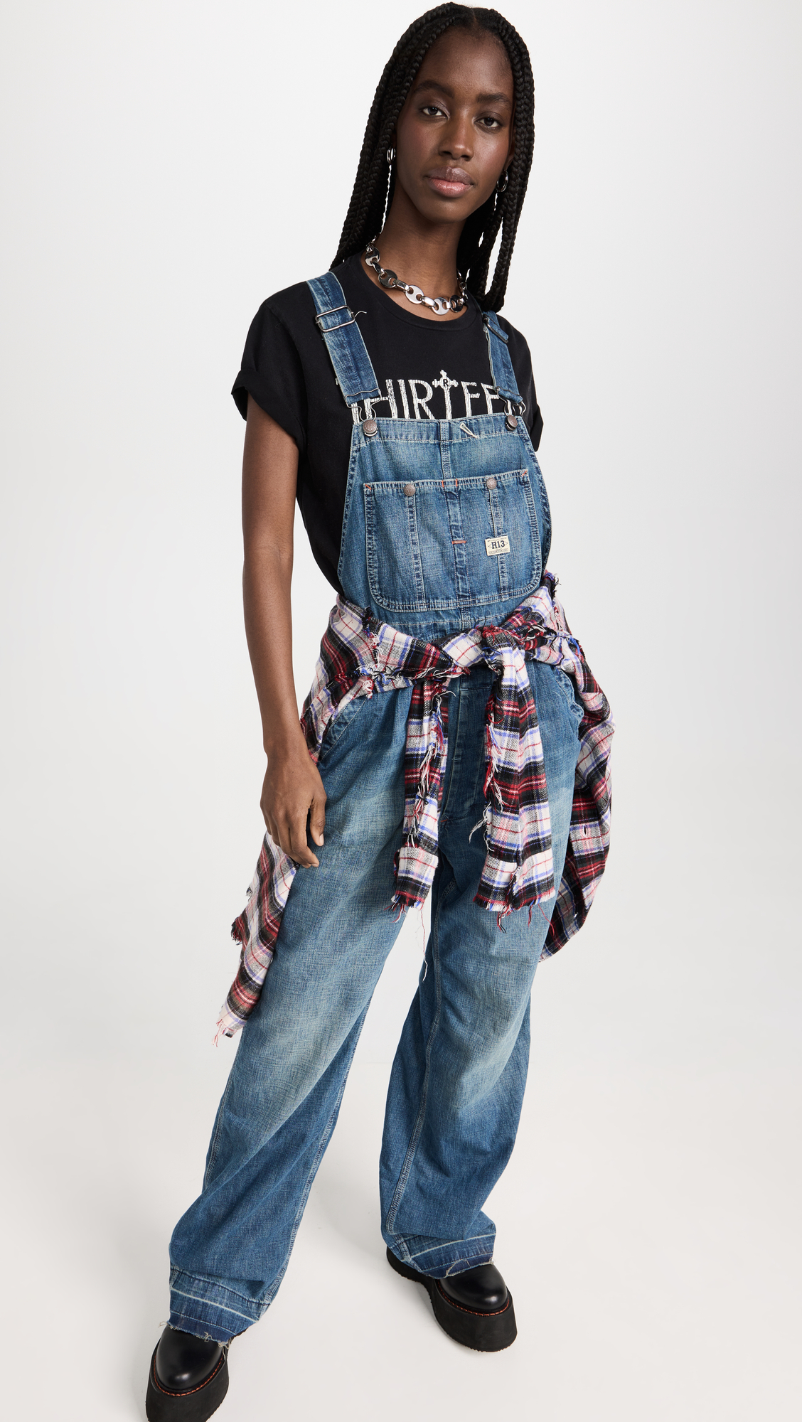 R13　デイモン　デニムオーバーオール　Damon denim overalls R13 Damon Overalls | Shopbop