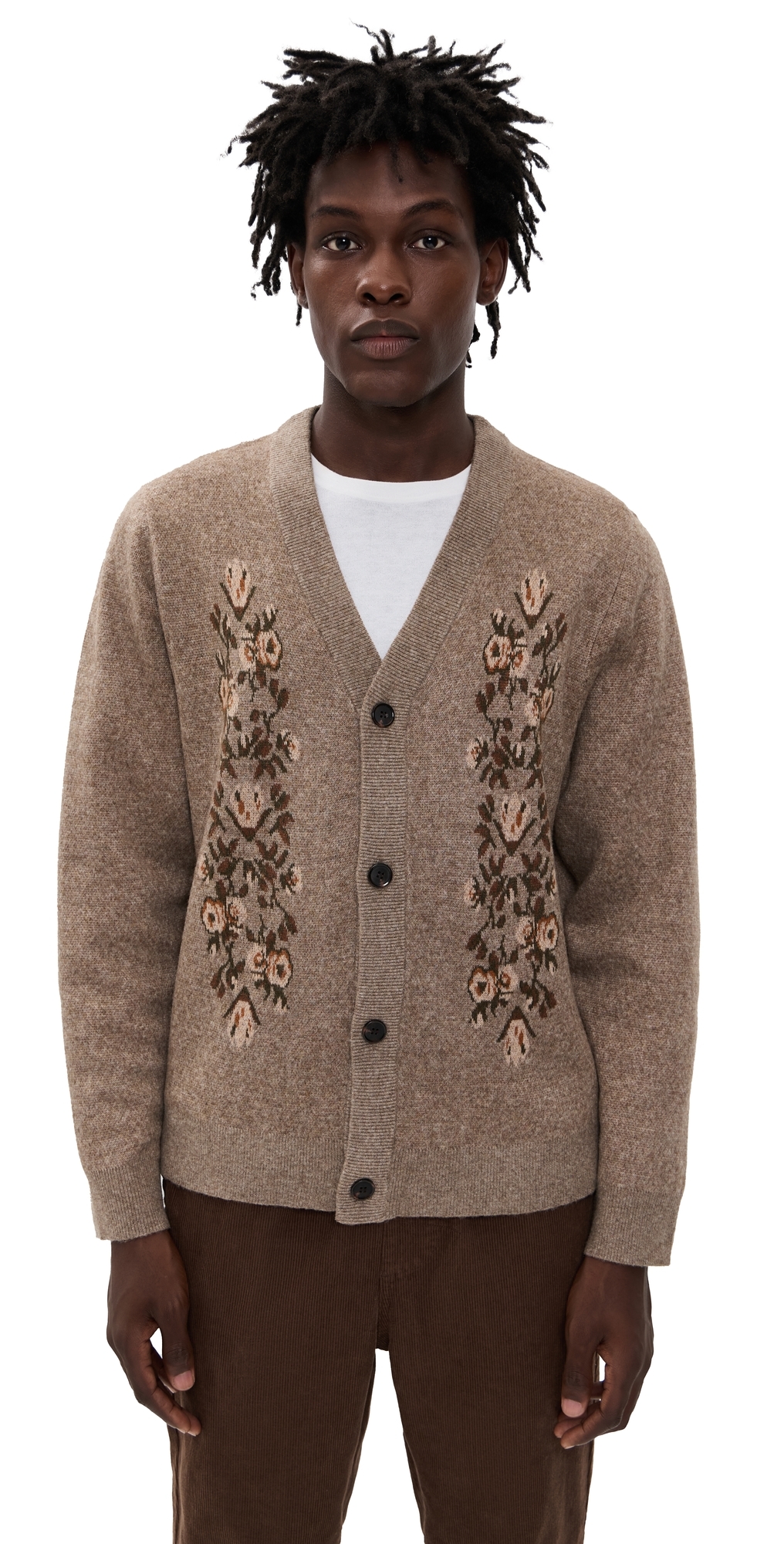 Rhythm Vivaldi Cardigan Oat In Brown
