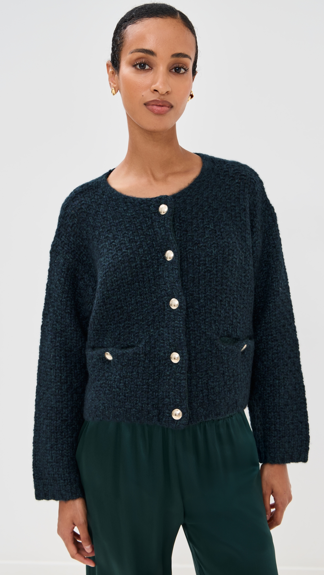Sablyn Charlene Cropped Welt Pocket Cashmere Jacket thumbnail