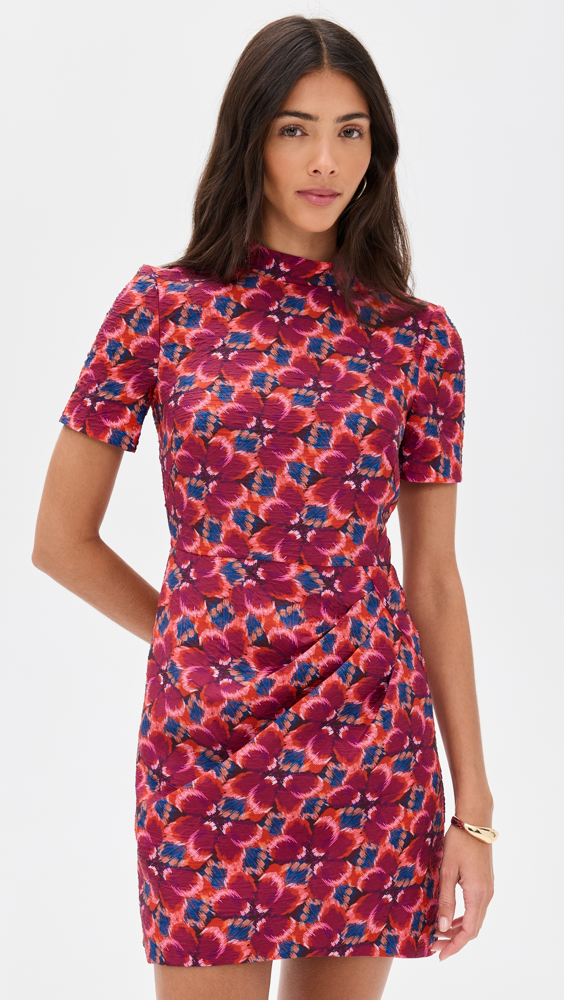 Saloni Draped Mini Dress
