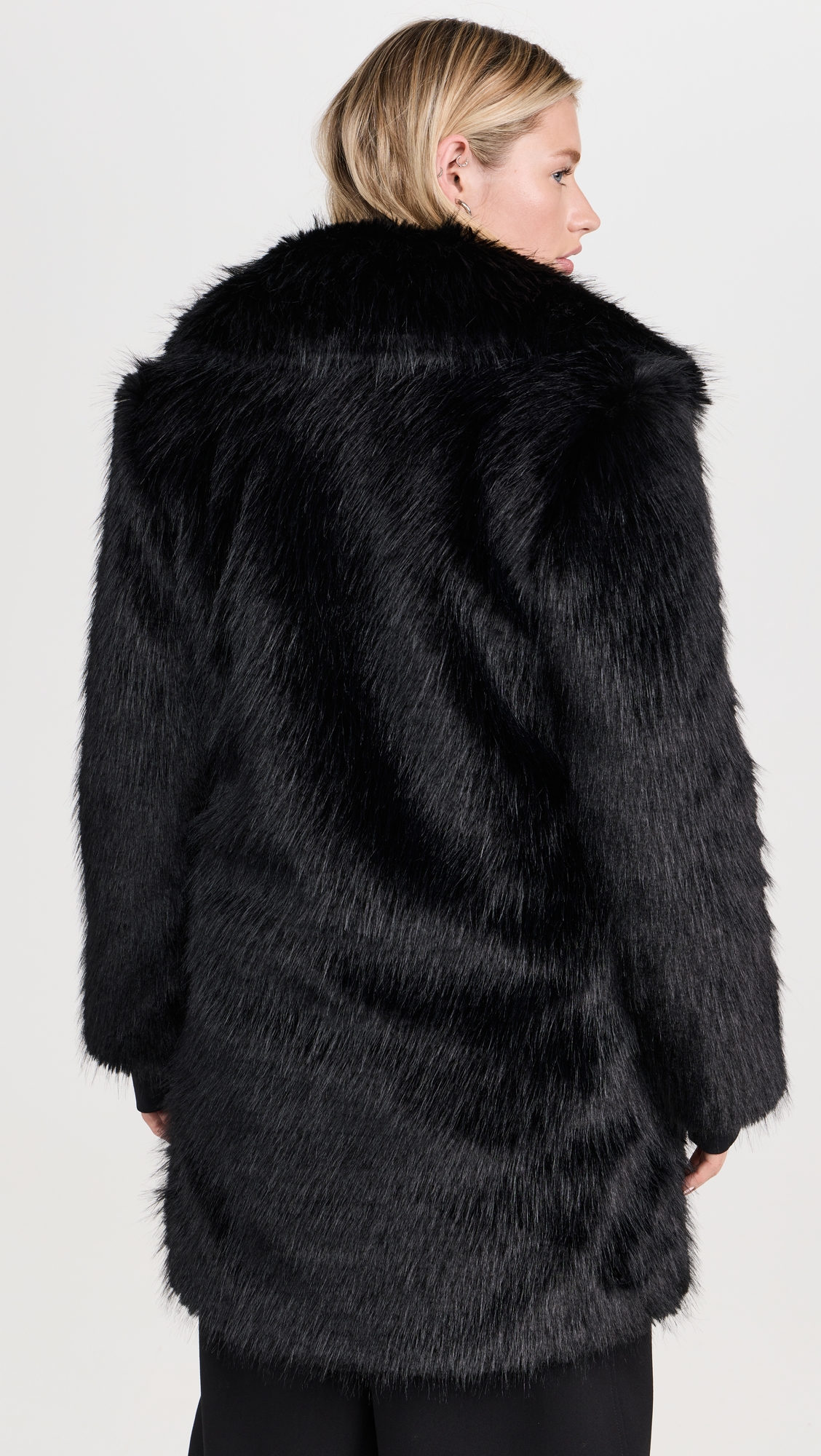 SAM. Faux Fur Mid Coat thumbnail