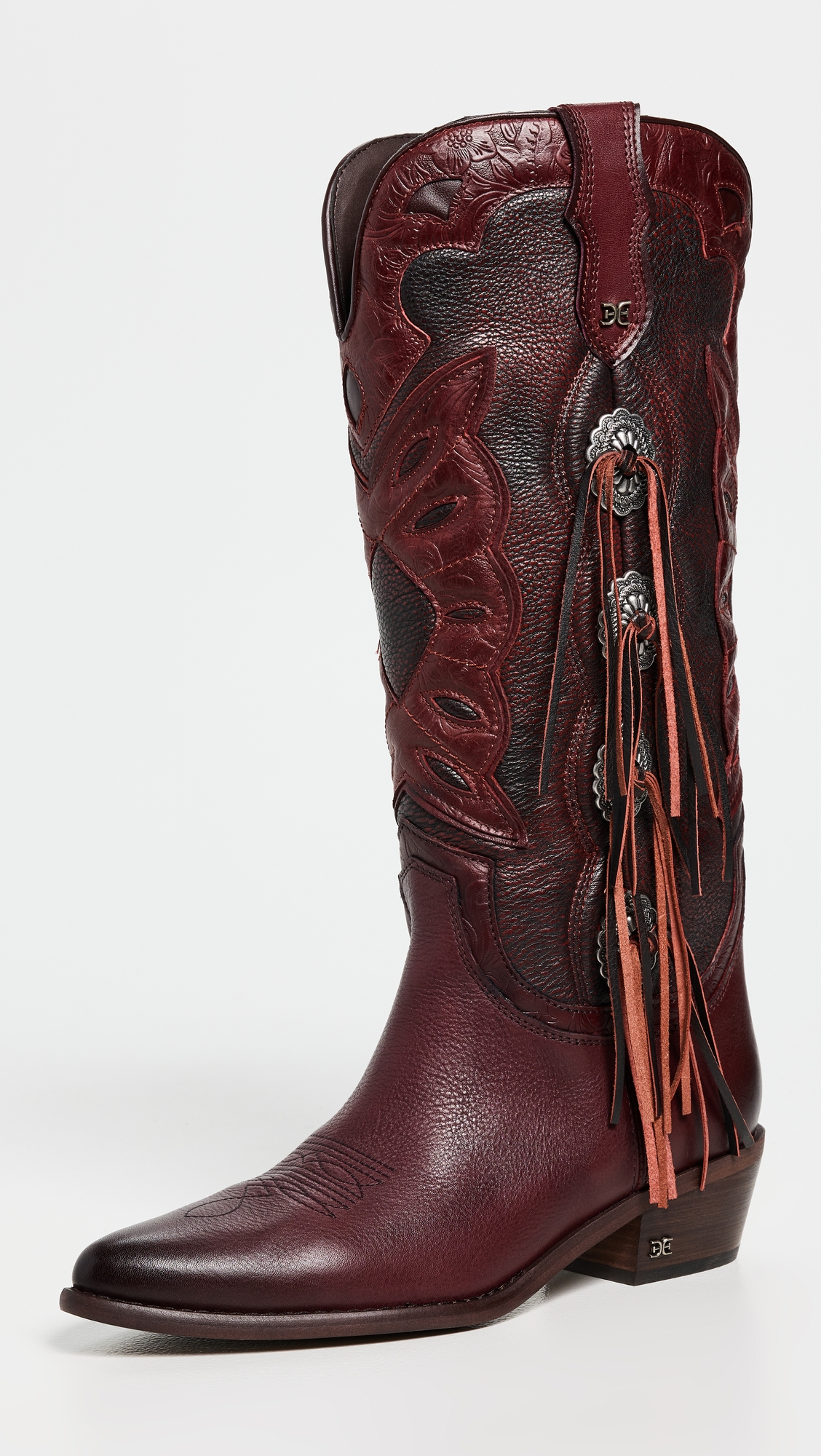Sam Edelman Rhett Western Fringe Boots