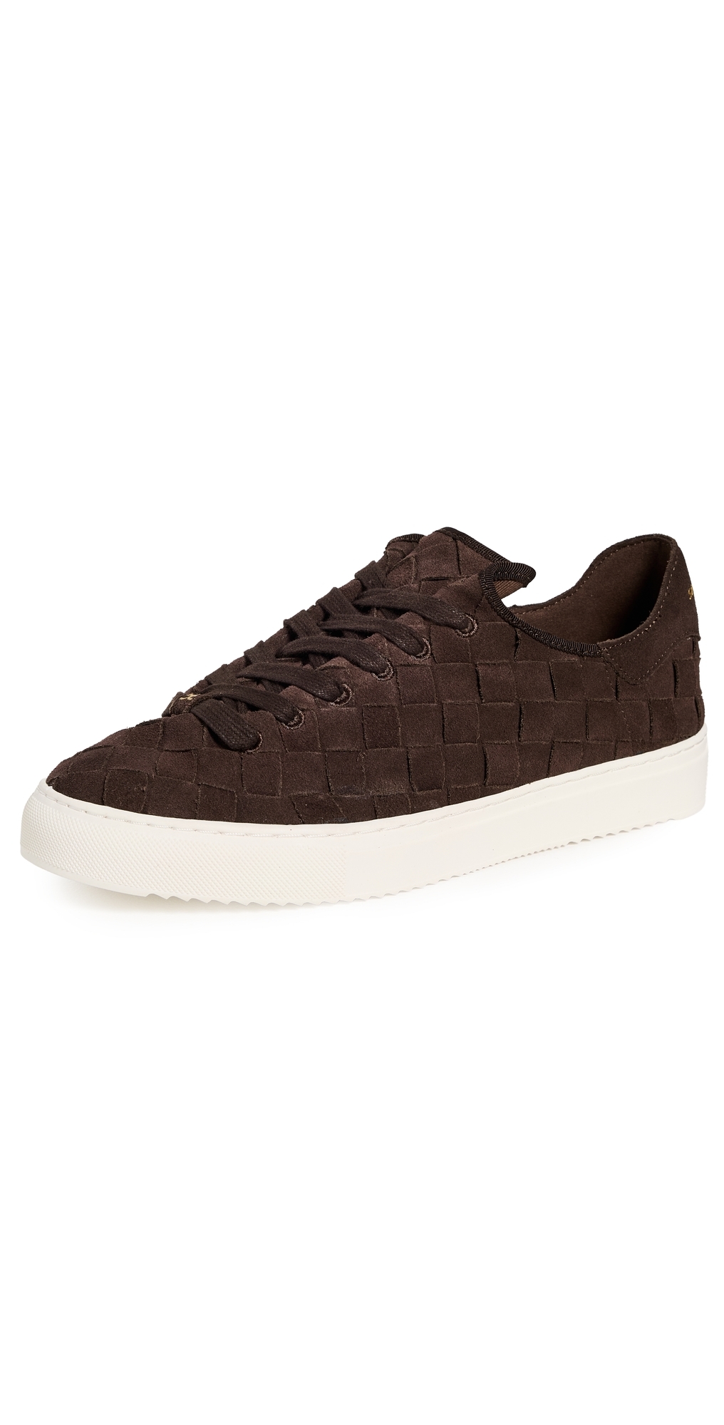 Sam Edelman Poppy Woven Sneakers Cafe Noir In Brown
