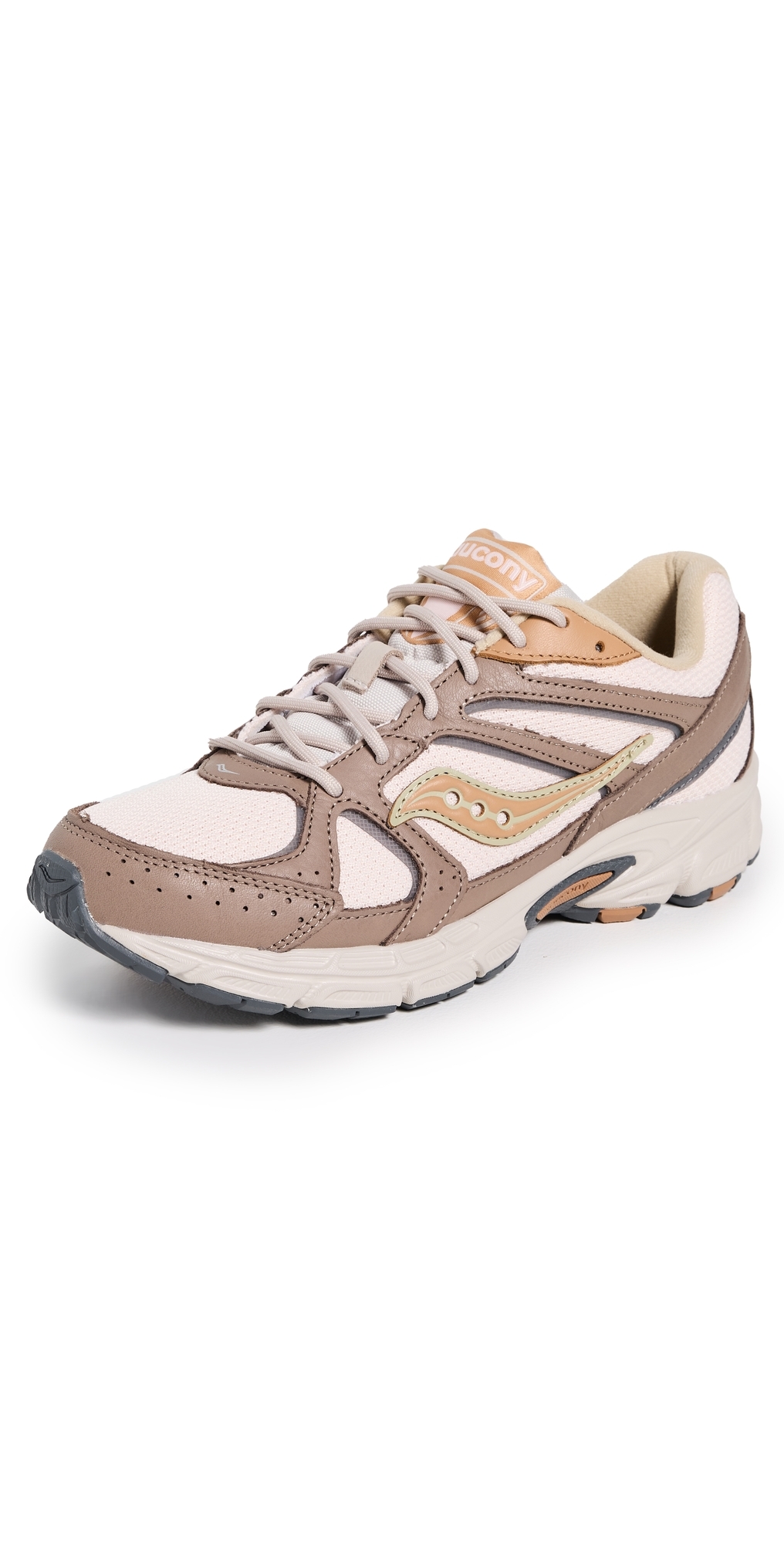 Saucony Ride Millennium Sneakers Pink/taupe In Brown