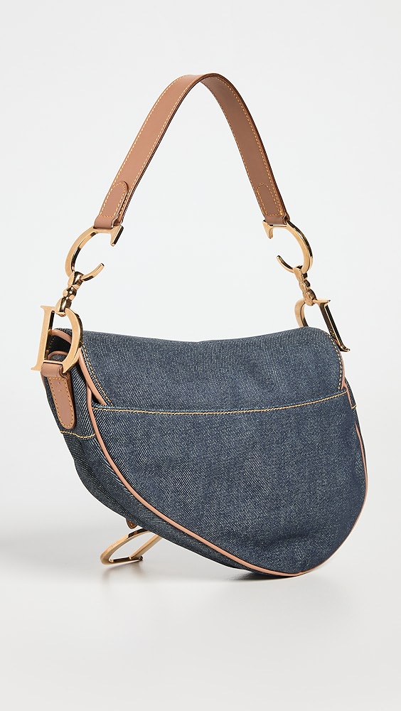 Shopbop Archive Dior Saddle Bag, Denim