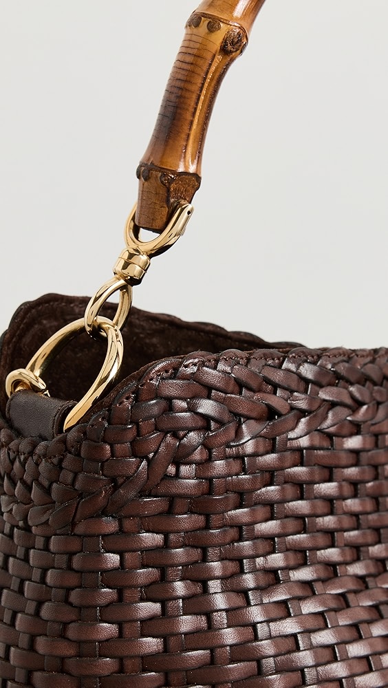 Shopbop Archive Gucci Vintage Woven Bamboo Top Handle Bag | Shopbop