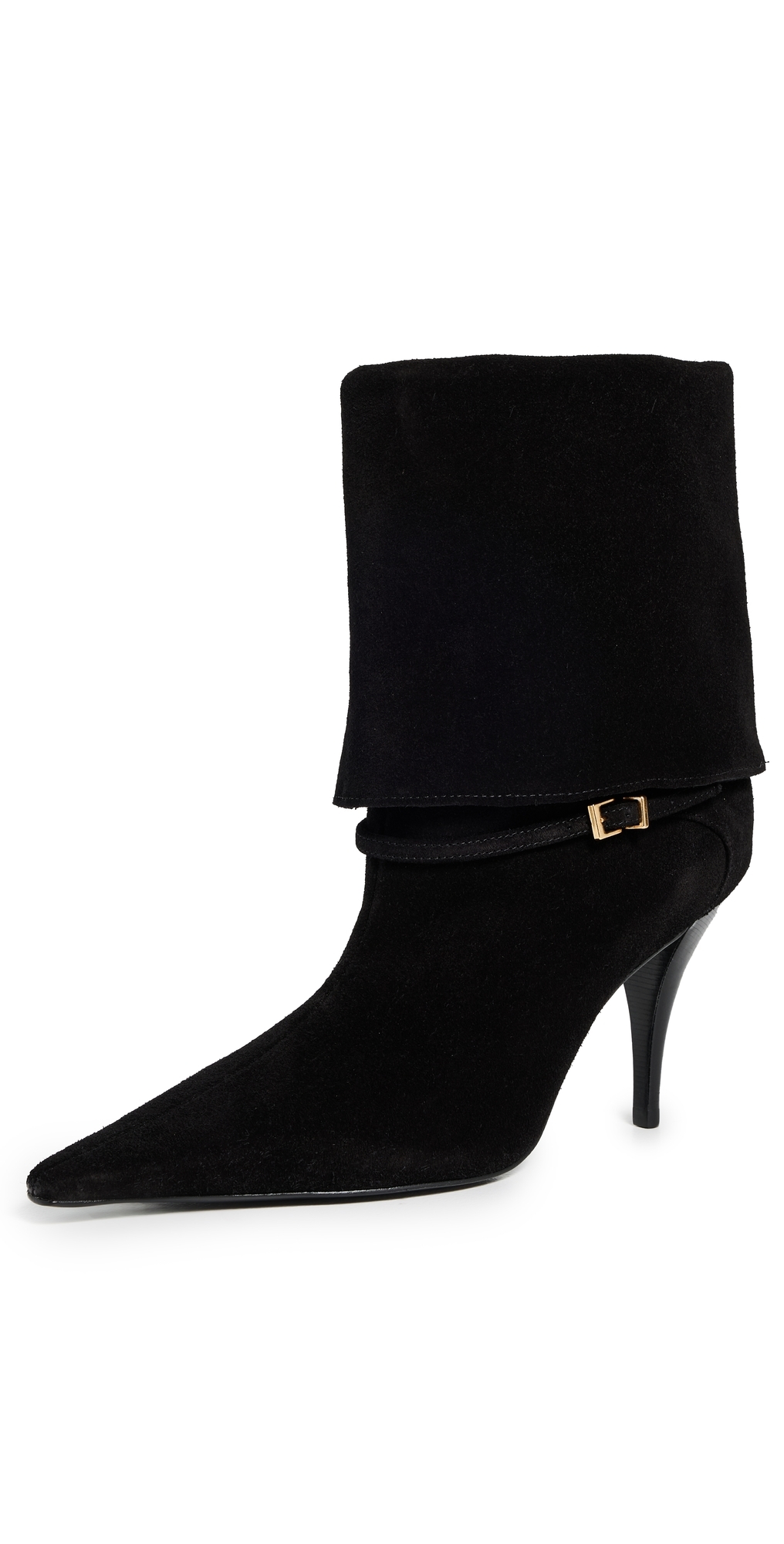Schutz Rudy Buckle Boots Black In Black