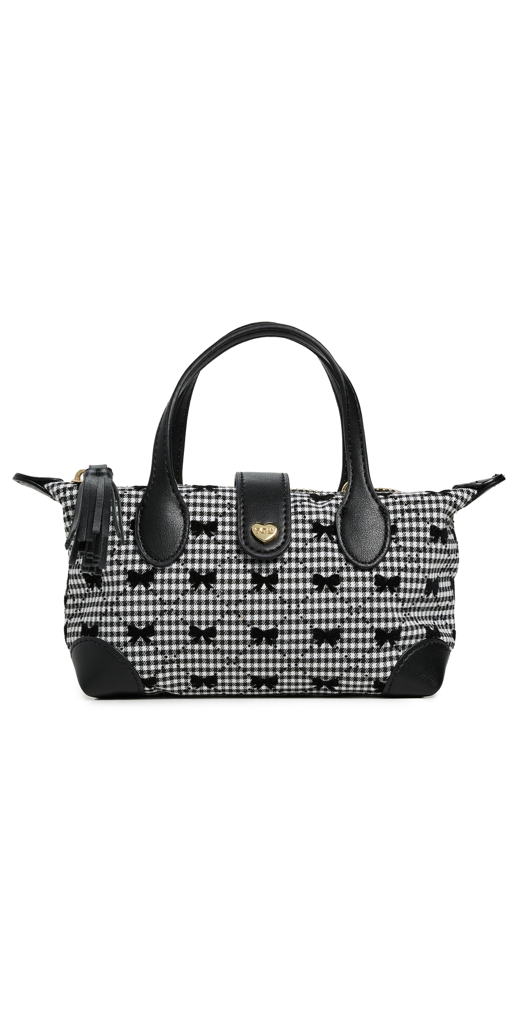 Stoney Clover Lane Pouchette Crossbody Black And White In Multi