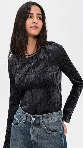 Sea Regine Burnout Long Sleeve Top