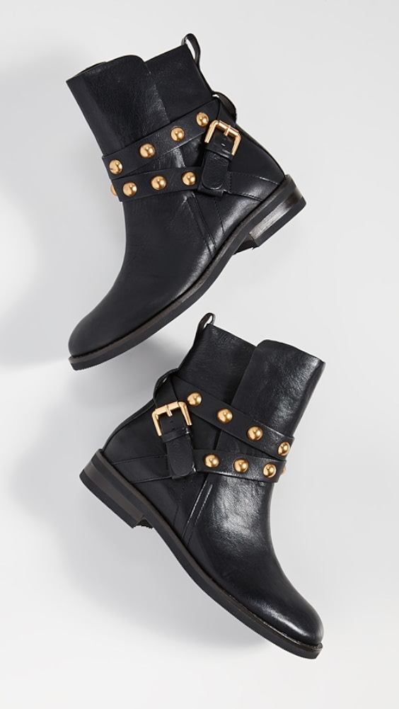 See by chloe neo janis flat boots clearance