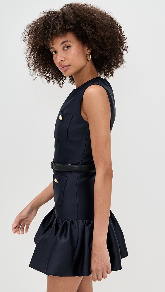 オールインワン・サロペット Self-Portrait Taffeta Mini Dress Self Portrait Navy Taffeta Mini Dress | Shopbop