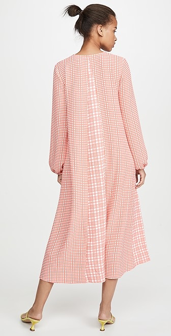 Stine goya leila dress plaid Clearance